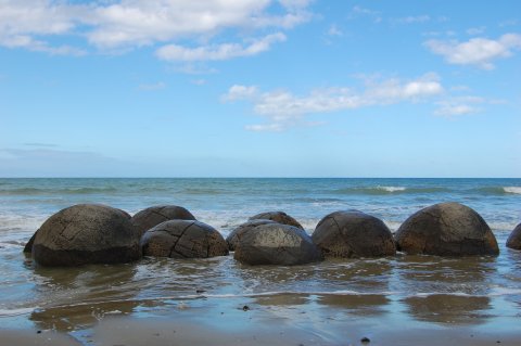 New Zealand's Moeraki Boulders